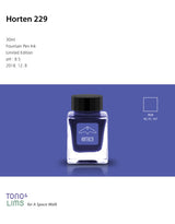 Horten 229 is part of the Remastered Limited Edition collection, designed to enhance the original shades of the inks with new and improved formulas. The Remastered Limited Edition collection brings out a great sense of depth to the colors of the inks while still keeping its original appeal, resulting in a more evolved performance.

30ml