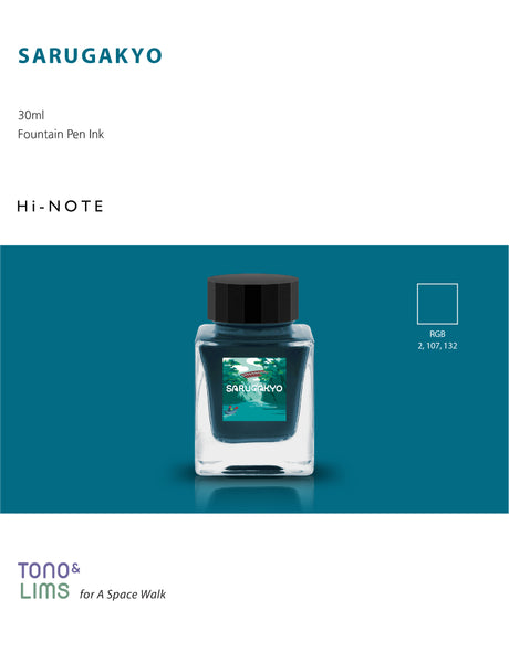 The Special Collaboration Collection from Tono and Lims features inks created exclusively for their Space Walk events. Each color is part of a limited series typically produced for select Japanese brands and stationery shops, and they’re normally only available by visiting those physical stores or attending A Space Walk events. As a fun addition for Little Craft Fest, they have been made available for the Little Craft Fest Deep Sea Walk 2026.&nbsp;

Collaboration with&nbsp;Hi-Note
30ml
