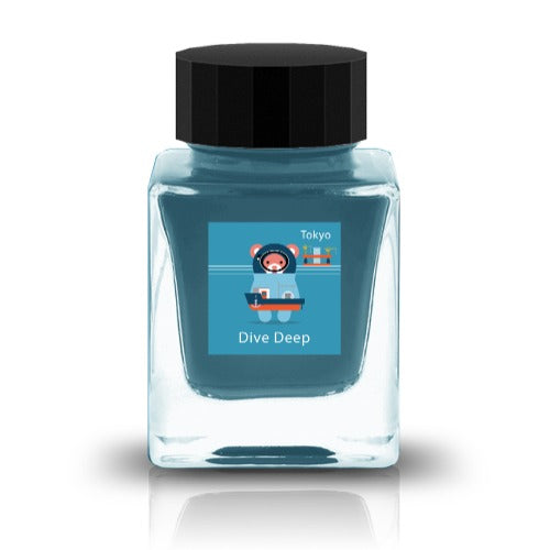 Dive Deep Ink

The Tokyo Special 2026 Collection inks are inspired by the essence of Tokyo and were released as a Tokyo exclusive in the Spring of 2026.&nbsp;

RGB: 53, 150, 181

Blue

30ml
