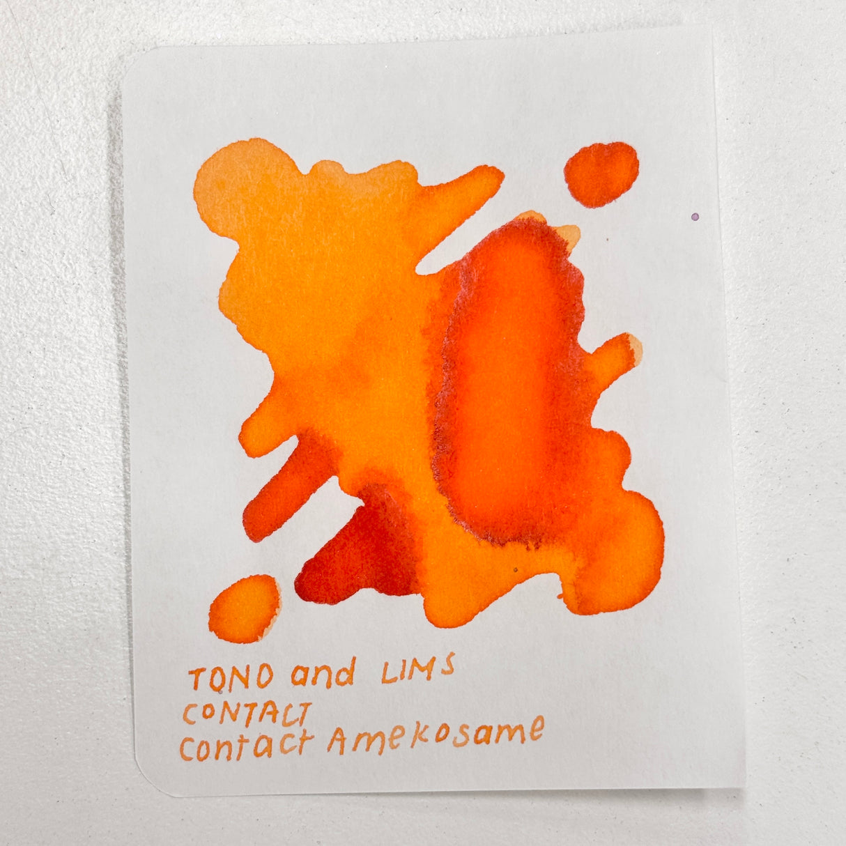 TONO & LIMS - Contact Amekosame Ink