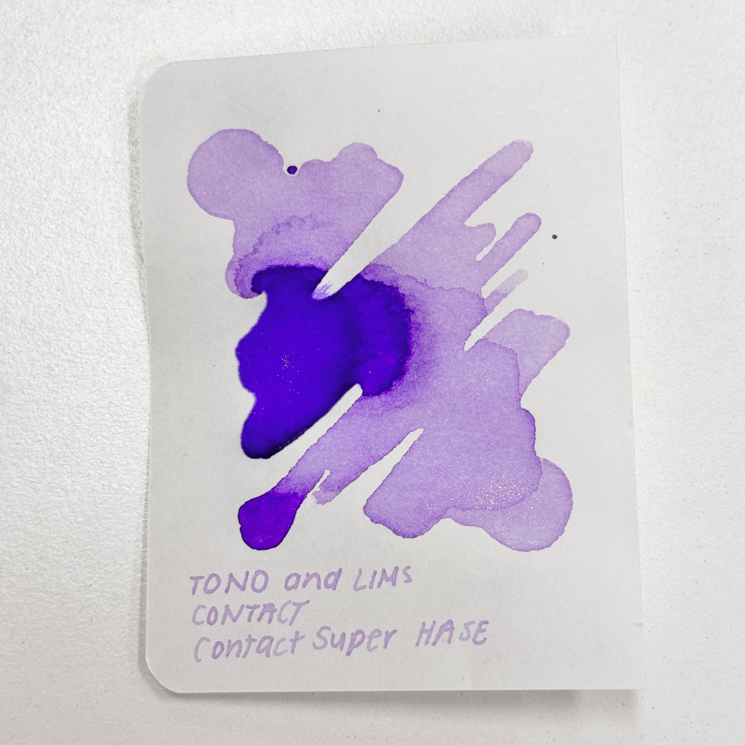 TONO & LIMS - Contact Super HASE Ink