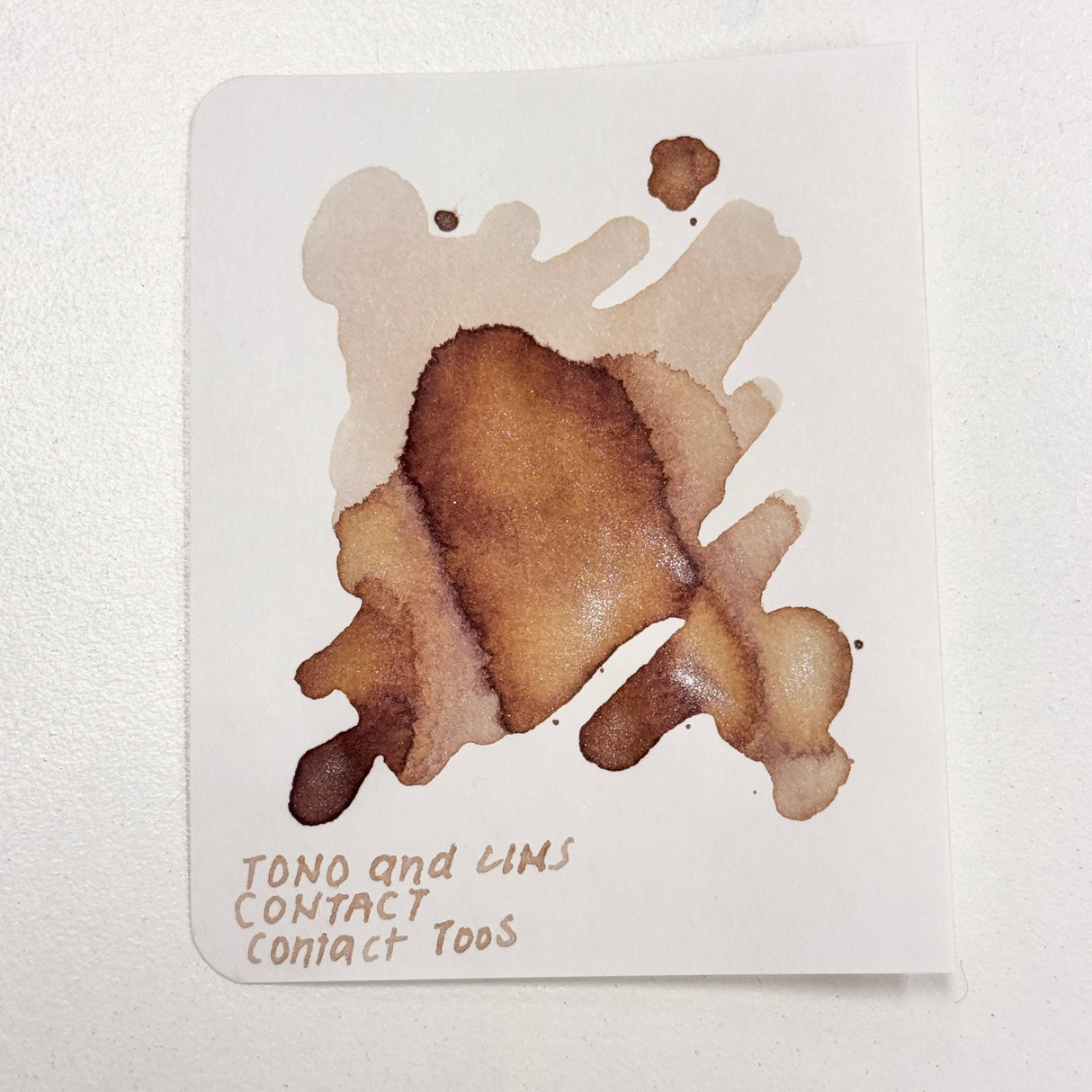 TONO & LIMS - Contact TooS Ink