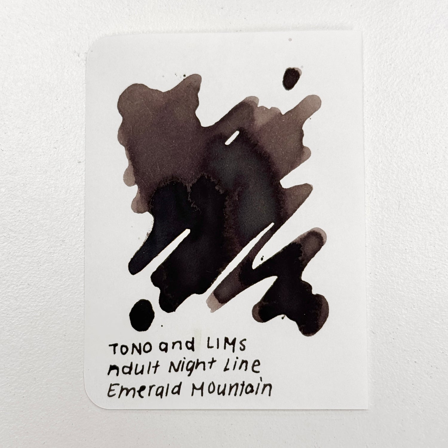 TONO & LIMS Ink - Adult Night - Emerald Mountain - Scented