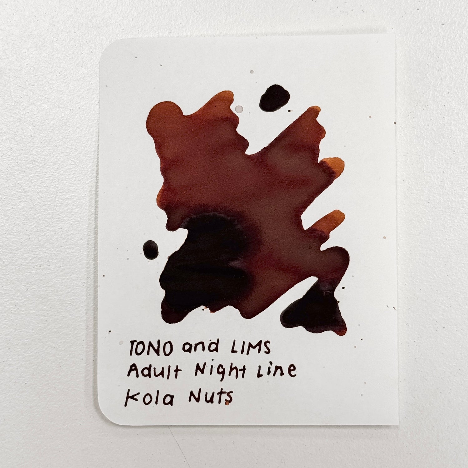 TONO & LIMS Ink - Adult Night - Kola Nuts - Scented
