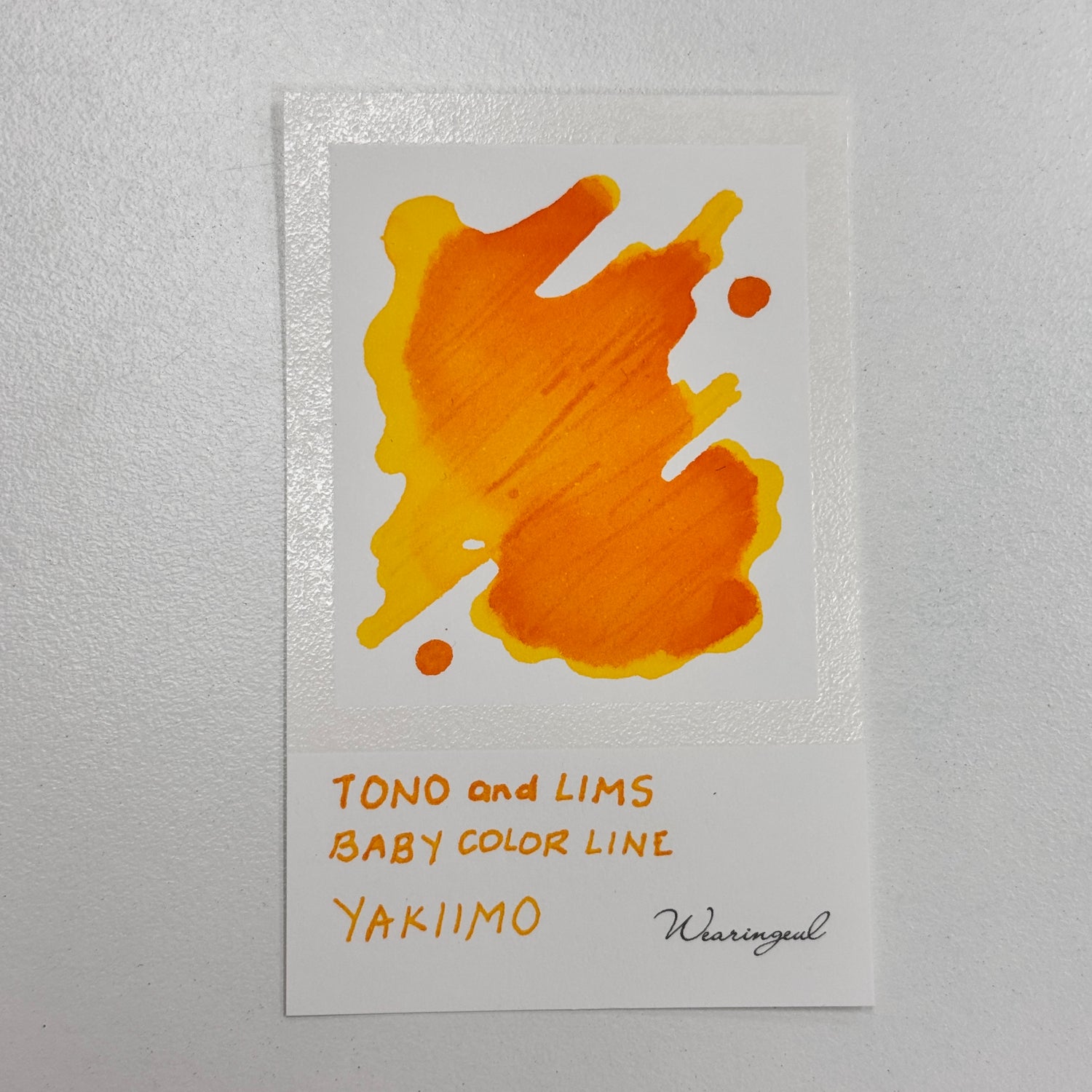 TONO & LIMS Ink - Baby Color - Yakiimo