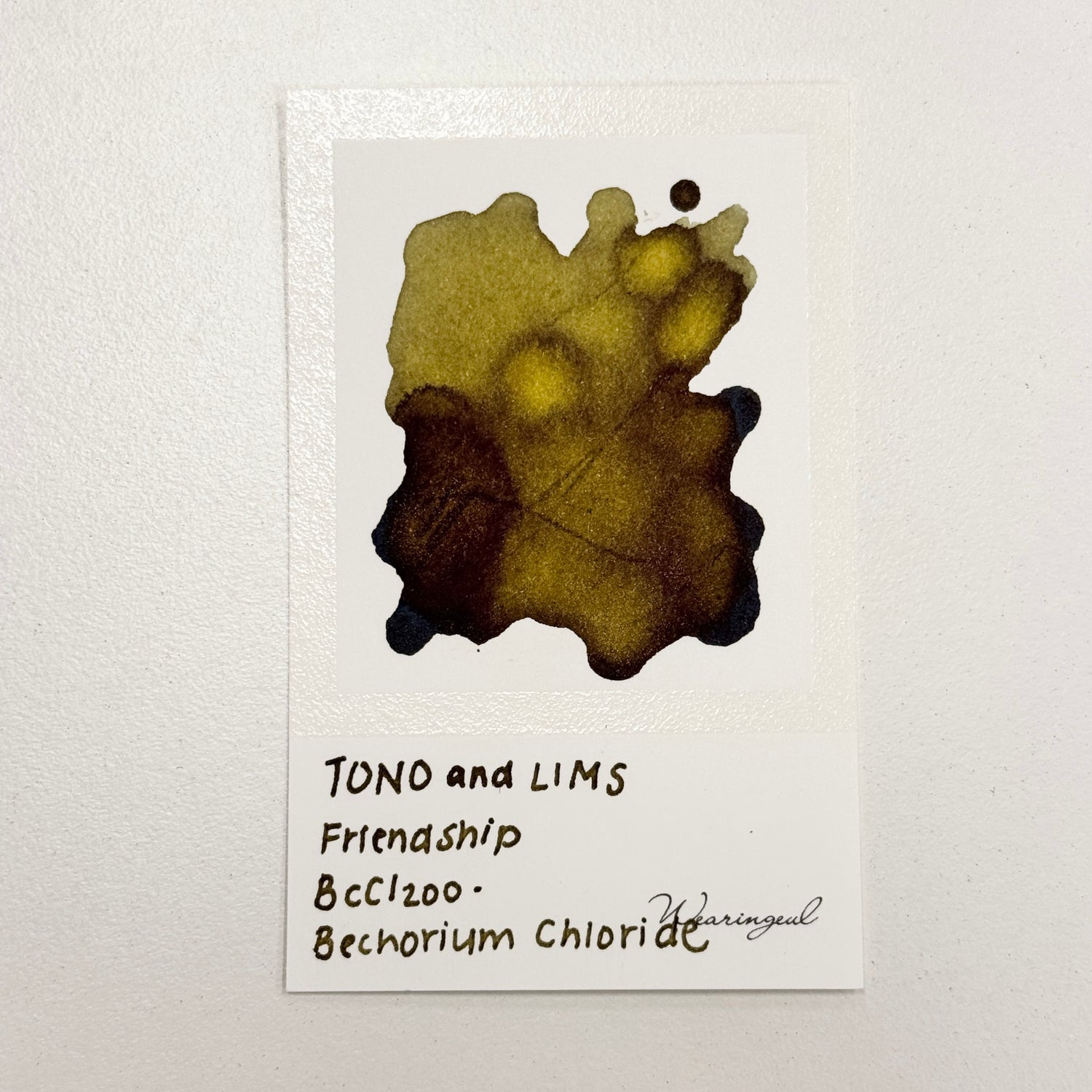 TONO & LIMS Ink - Friendship - BcCl200 Bechorium Chloride