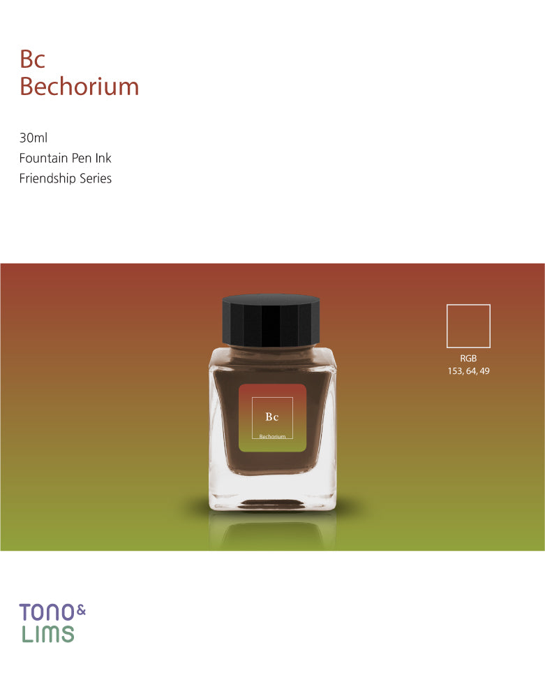 Tono &amp; Lims Friendship Line Fountain Pen Ink Collection where every ink in the Friendship Line embodies the power of friendship through beautifully crafted colors that flow effortlessly on the page. Add a personal touch to your work with a variety of hues that are as diverse and special as the friendships we cherish.

30ml