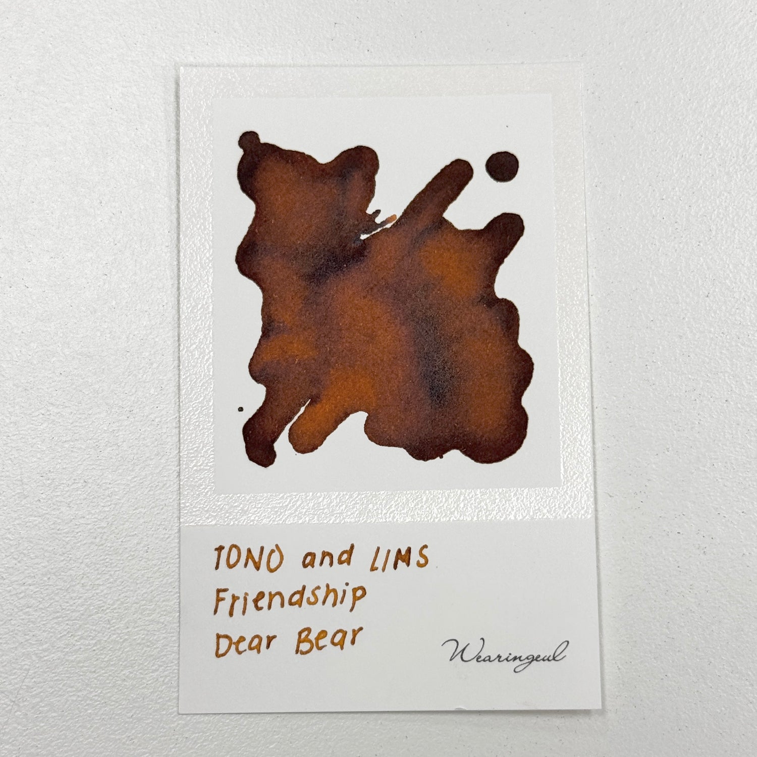 TONO & LIMS Ink - Friendship - Dear Bear