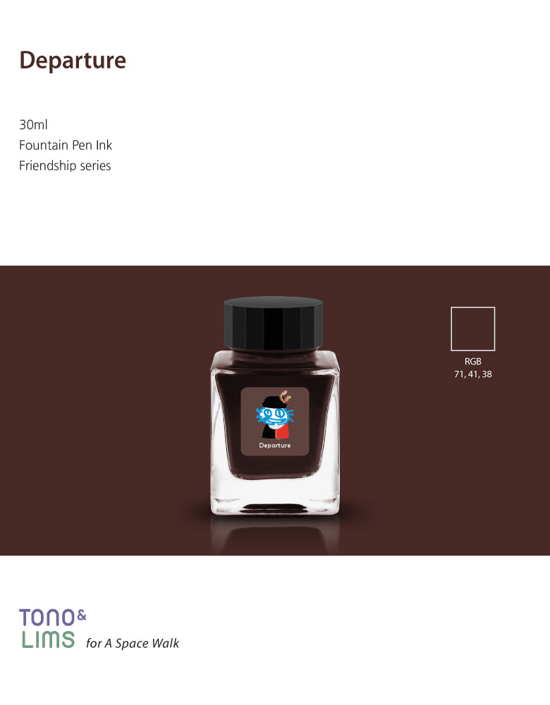 Tono &amp; Lims Friendship Line Fountain Pen Ink Collection where every ink in the Friendship Line embodies the power of friendship through beautifully crafted colors that flow effortlessly on the page. Add a personal touch to your work with a variety of hues that are as diverse and special as the friendships we cherish.

30ml