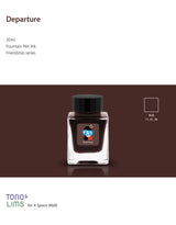 Tono &amp; Lims Friendship Line Fountain Pen Ink Collection where every ink in the Friendship Line embodies the power of friendship through beautifully crafted colors that flow effortlessly on the page. Add a personal touch to your work with a variety of hues that are as diverse and special as the friendships we cherish.

30ml