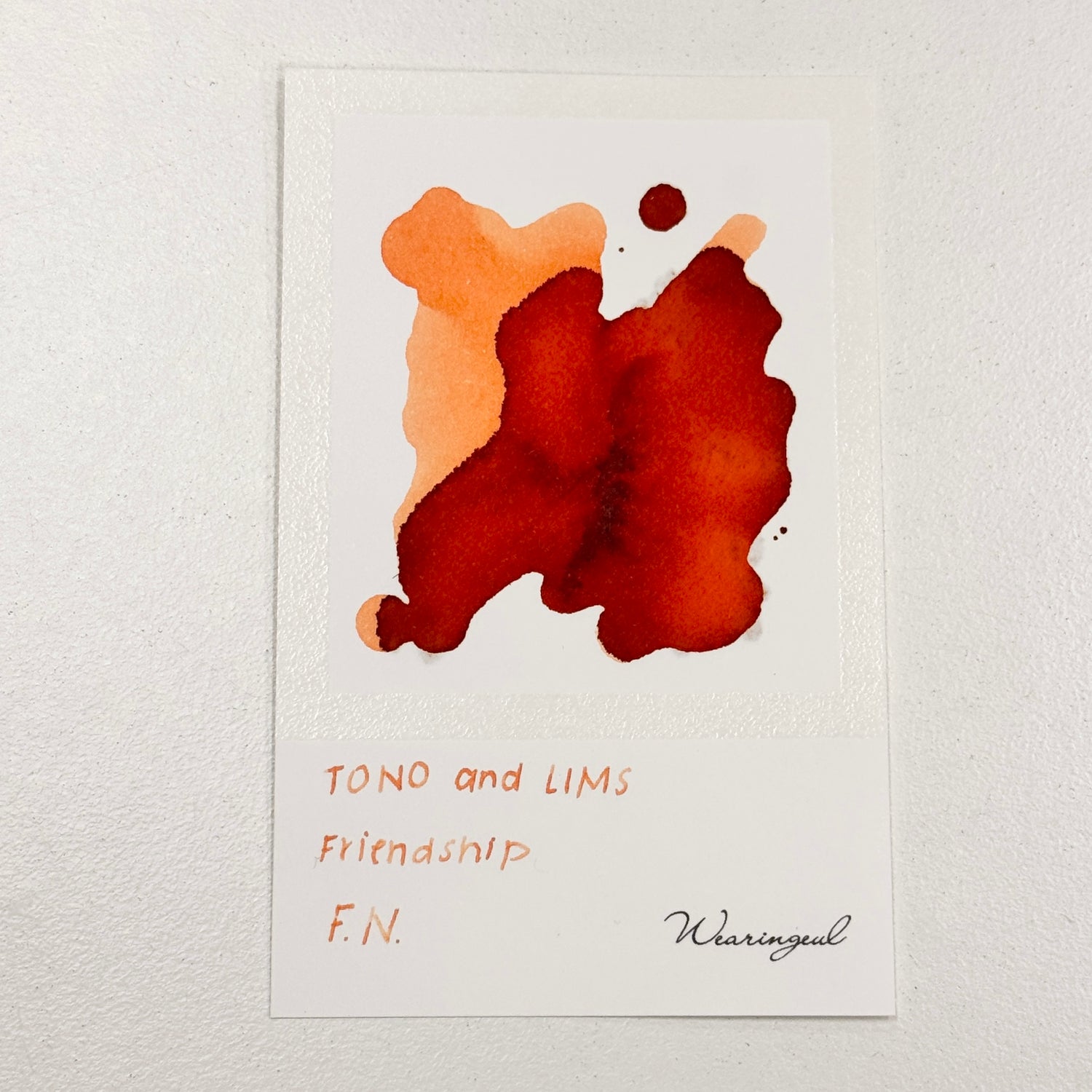 TONO & LIMS Ink - Friendship - F.N.