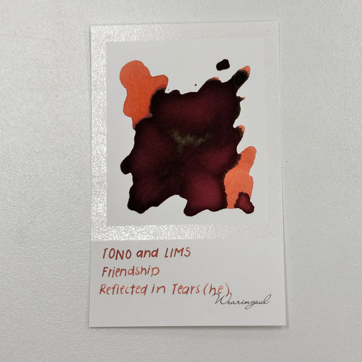 TONO & LIMS Ink - Friendship - Mocktail Bar Reflected in Tears (he)