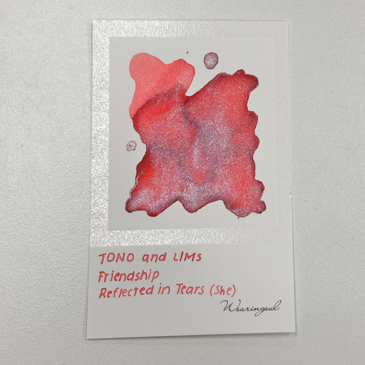 TONO & LIMS Ink - Friendship - Mocktail Bar Reflected in Tears (she)