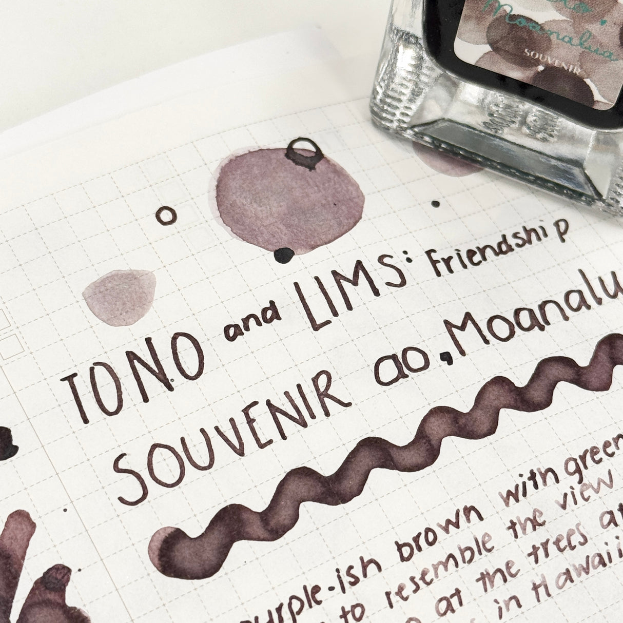 TONO & LIMS Ink - Friendship - SOUVENIR, ao, Moanalua