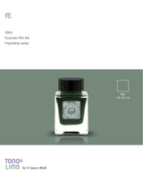 Tono &amp; Lims Friendship Line Fountain Pen Ink Collection where every ink in the Friendship Line embodies the power of friendship through beautifully crafted colors that flow effortlessly on the page. Add a personal touch to your work with a variety of hues that are as diverse and special as the friendships we cherish.

30ml