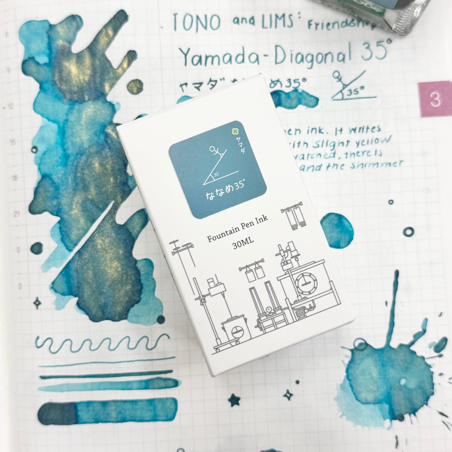 TONO & LIMS Ink - Friendship - Yamada Diagonal 35˚ (ヤマダ ななめ)
