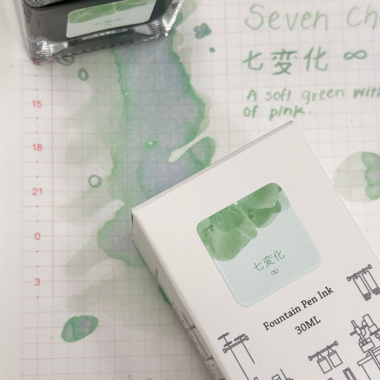 TONO & LIMS Ink - KOBE Pen Show - Seven Changes 七変化 ∞