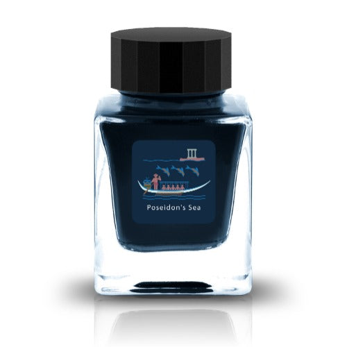 Poseidon's Sea is part of the Remastered Limited Edition collection, designed to enhance the original shades of the inks with new and improved formulas. The Remastered Limited Edition collection brings out a great sense of depth to the colors of the inks while still keeping its original appeal, resulting in a more evolved performance.

30ml