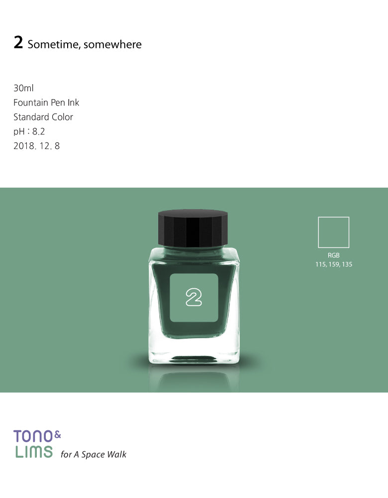 TONO & LIMS Ink - Standard - No. 2 Sometime, somewhere