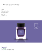 TONO & LIMS Ink - Standard - No. 1 Why don't you come with me?