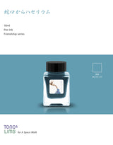 The Special Collaboration collection features inks from Tono &amp; Lims&nbsp;during the "A Space Walk 2025" event in New York City! These collaboration inks shine uniquely with playful elements such as shimmer paired with fluorescent colors that may give off a faint scent when written with.

30ml

Shimmer &amp; Scented