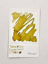 Ink swatch of TONO and LIMS Earth Contact Citrine