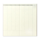 TRAVELER'S notebook 018 Free Diary Weekly Vertical Notebook (Regular Size)