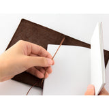 TRAVELER'S notebook Brown (Passport Size)