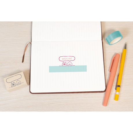 Beverly Companion Rubber Stamp - Hi Pups