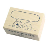 Beverly Companion Rubber Stamp - Hi Pups