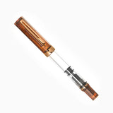 Comes in&nbsp;EF, F, M, B, Stub1.1 nib choices

Colors: Creme/Clear/RoseGold&nbsp;

Pen cap is&nbsp;able to post&nbsp;onto the back of the pen

Piston Filler Fountain pen.
Simply unscrew the end cap, dip into ink, screw back the end cap, and you're done! Ready to write!!

Pen cap has an inner cap to ensure a perfect seal when stored away.&nbsp;
Made for the beginner who just wants to try out fountain pens, all the way to the experts. A good everyday worker.

Please note: Ink is NOT included

A quick no brai