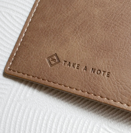 Take A Note Vegan Leather Planner Cover A5