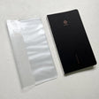 RECORD series exclusive transparent book cover, can hold 1 MASTER bullet notebook, or 2 LITE notebooks.
The outside is transparent PVC, and the folds on both sides are matte PVC, which will not stick the memo pad paper and stickers.
The four corners of the book cover are specially designed with rounded corners to make the book cover and notebook more compliant.
20 x 17.5cm

Clear Cover Only