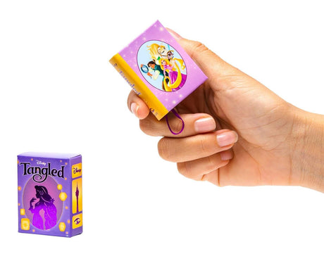 One of Disney’s modern animated classics, Tangled instantly charmed audiences with its lovable characters, beautiful music, and gorgeous animation, and new telling of the classic fairy tale, Rapunzel. Now, fans can keep the beloved fairy tale close to their hearts with this pocket-size storybook retelling of the iconic film, illustrated with art and imagery pulled straight from the screen.

Part of Insight Editions’ ongoing series of miniature storybooks based on popular Disney films, this tiny book is a un