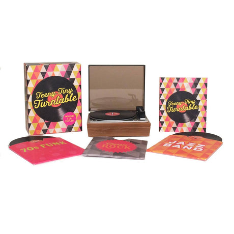 Teeny-Tiny Turntable: Includes 3 Mini-Lps To Play!