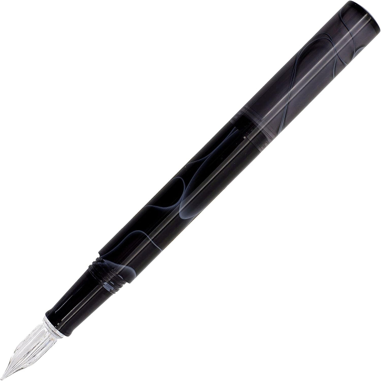 A mysterious coloring reminiscent of the universe (Cosmo) and an impressive glass pen&nbsp;with a striking pattern. A new color is now available in the Aurora series, which is easy to carry with a cap that protects the nib!

Handmade hard glass nib
Comes with a cap for easy carrying&nbsp;
Water-based dyes, pigments, and laminki can also be used
Parts can be disassembled &amp; washable
Can be used with a replacement pen tip
Pen shaft: Acrylic resin
Nib connector: ABS plastic