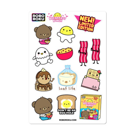 The Breakfast Bunch Gloss Sticker Sheet