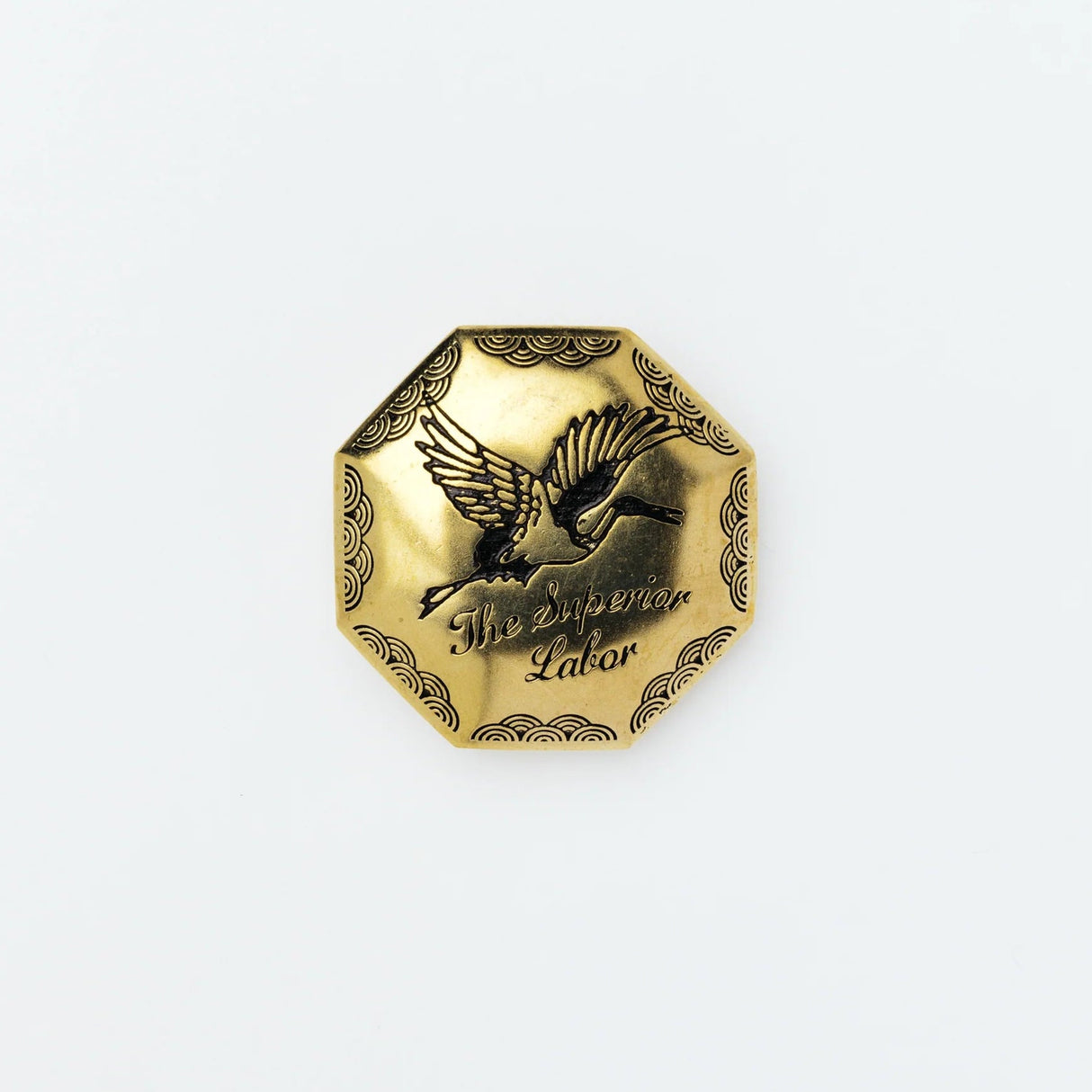 The SUPERIOR LABOR Brass Concho is a stylish, functional accessory designed to add a touch of flair to everyday life. Crafted from solid brass, it is available in multiple designs including circle, star, oval, and heart.