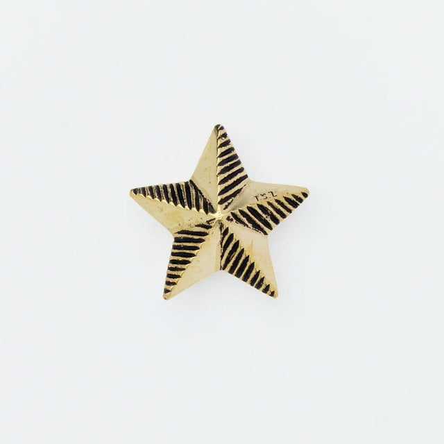 The SUPERIOR LABOR Brass Concho is a stylish, functional accessory designed to add a touch of flair to everyday life. Crafted from solid brass, it is available in multiple designs including circle, star, oval, and heart.