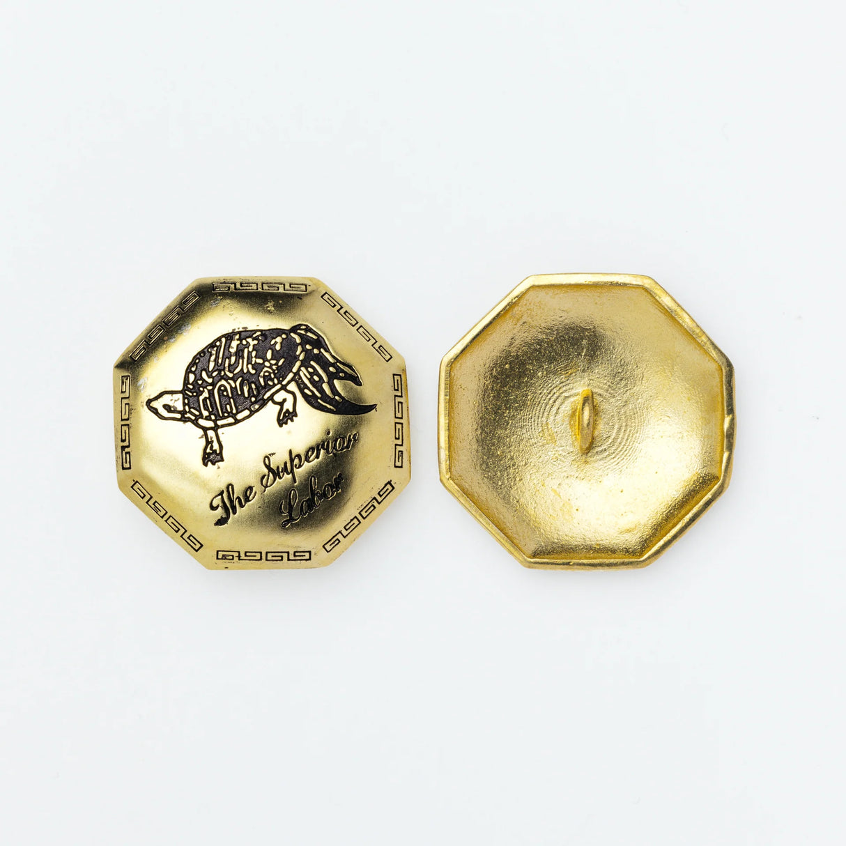 The SUPERIOR LABOR Brass Concho is a stylish, functional accessory designed to add a touch of flair to everyday life. Crafted from solid brass, it is available in multiple designs including circle, star, oval, and heart.