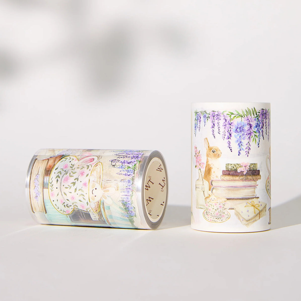 Celebrate the season of new beginnings with a design that marries architecture and nature. Our Spring Café Wide Tape is a watercolor love letter to the season, featuring quaint cafe facades almost hidden behind explosions of pastel bouquets and greenery.