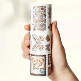 Love butterflies? Obsessed with vintage stamps? This one’s for you. Our Stamped Wings Washi Tape Sticker Set brings together dreamy butterflies, delicate florals, and charming postal vibes — all wrapped up in a washi tape that peels off like stickers! Perfect for decorating letters, journals, planners, or anything else that could use a flutter of whimsy and a sprinkle of nostalgia.