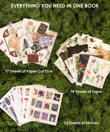 Immerse yourself in an artistic realm where nature and enchantment intertwine with this luxuriously thick collage book! Featuring curated artworks from 22 master artists across 200+ pages of diverse premium papers, we invite you on a captivating journey themed "The Botanical Muse" – unlocking infinite possibilities for art, journaling, and timeless creative delight!


We've divided this collage book into five captivating sections:
 * The Ethereal Gate 
 * The Flora's Tapestry 
 * Beneath the Boughs 
 * The 