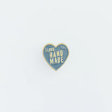 The popular "I love HANDMADE" design, well-known from our patches, is now available as a colorful pin!

It comes in 10 colors, matched to the paint colors of our engineer bags.

The metal parts are made from solid, unplated brass.

As you use it, the brass will develop a natural patina over time—enjoy the changing character that comes with age.

Color: The color you see on your screen may differ from the actual product.

Brass Products

Due to the nature of brass, some areas may appear slightly tarnished du