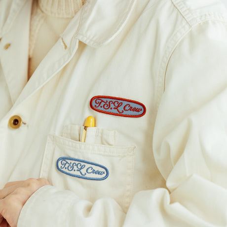 The SUPERIOR LABOR Patch -TSL Crew

TSL original patch. Perfect to decorate your bag, clothes, or journals!

Size: W 6.5×H 2cm

Canvas Products
Painted areas may be affected by friction or water, which can cause color transfer. Please handle with care.