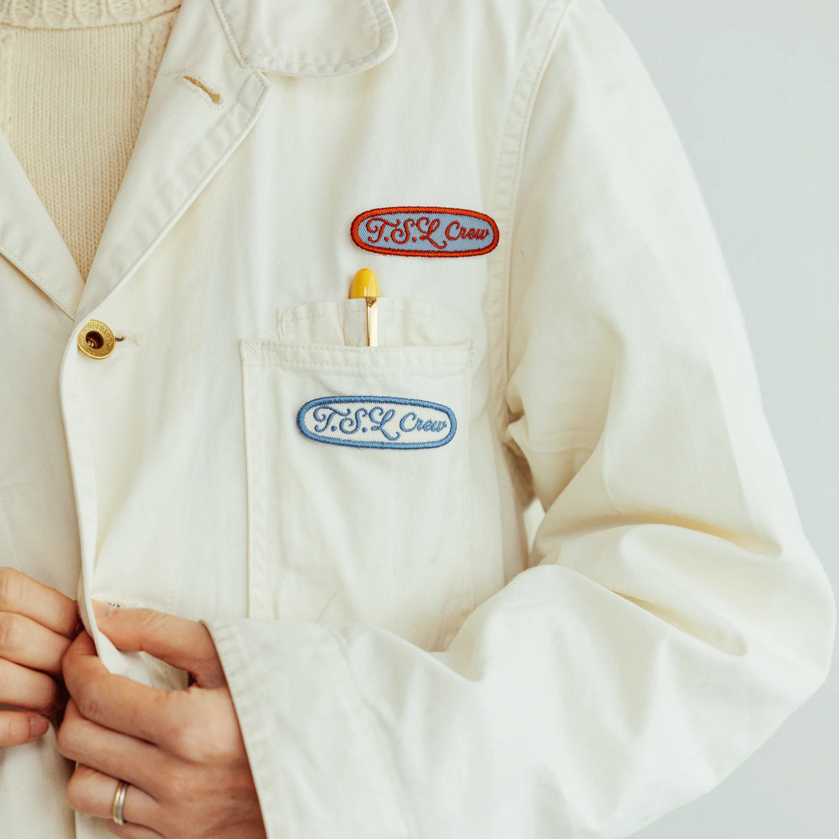 The SUPERIOR LABOR Patch -TSL Crew

TSL original patch. Perfect to decorate your bag, clothes, or journals!

Size: W 6.5×H 2cm

Canvas Products
Painted areas may be affected by friction or water, which can cause color transfer. Please handle with care.