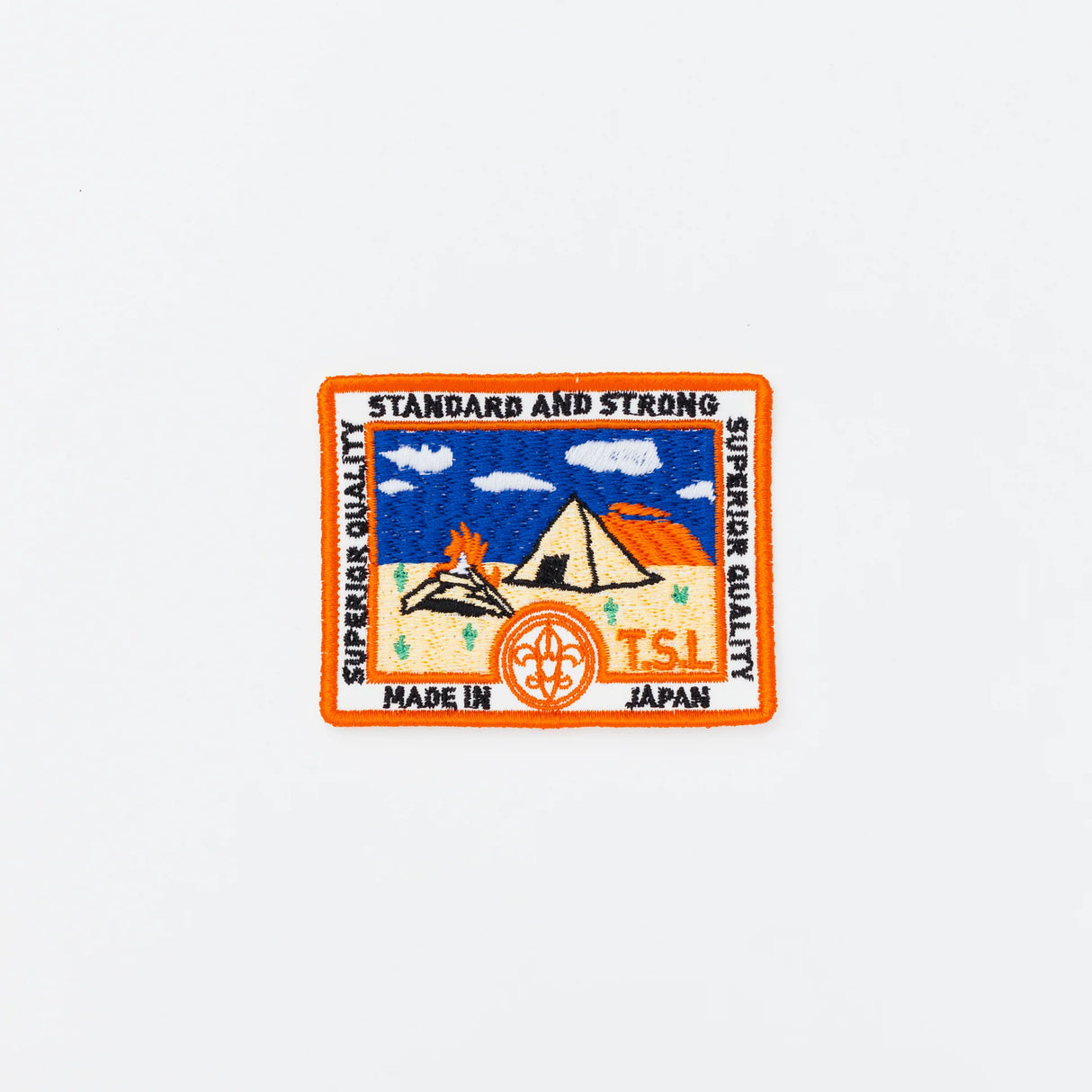 The SUPERIOR LABOR Patch - Tent

TSL original patch. Perfect to decorate your bag, clothes, or journals!

Size: W8×H6.4cm

Canvas Products
Painted areas may be affected by friction or water, which can cause color transfer. Please handle with care.

Includes 1 Patch