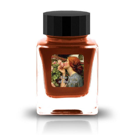 The Soul of the Rose Ink

The Respect Collection pays homage to artistic masterpieces with inks that display the vibrant colors found in these artworks. These inks are also a part of the Crystal Line which has been produced specifically for glass pens.&nbsp;

Art work reference:&nbsp;The Soul of the Rose, 1908 by&nbsp;John William Waterhouse.

RGB: 195, 84, 28
Orange

30ml

Glass Pen Only