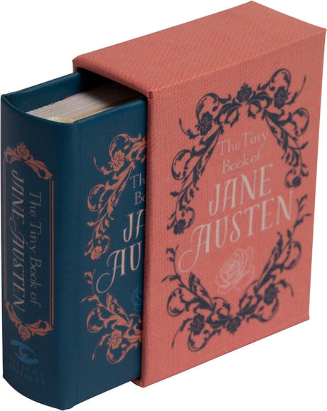 In this delightfully tiny book, discover literary icon Jane Austen’s famous wit and wisdom. Whether delivering powerful dialogue through characters like Elizabeth Bennet and Emma Woodhouse or powerful sociopolitical commentary in her letters, Jane Austen has been dazzling readers with exceptional intelligence and humor for more than two centuries. The Tiny Book of Jane Austen is packed with memorable quotes from one of the most influential writers of all time and is perfect for every Jane Austen fan. 