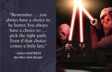 This book compiles the knowledge behind the most powerful disciples of the Dark Side from every era of Star Wars, from Darth Maul, to Emperor Palpatine, Darth Vader, Kylo Ren, and beyond. Packed with dazzling art, this collectible series of tiny books—the perfect gift for any Star Wars fan. 
· Hold Sith lore in the palm of your hand: A pocket-sized format makes this book the cutest addition to your Star Wars bookshelf. A cloth bookmark also lets you hang this tiny book as an ornament or keepsake. 
· The per